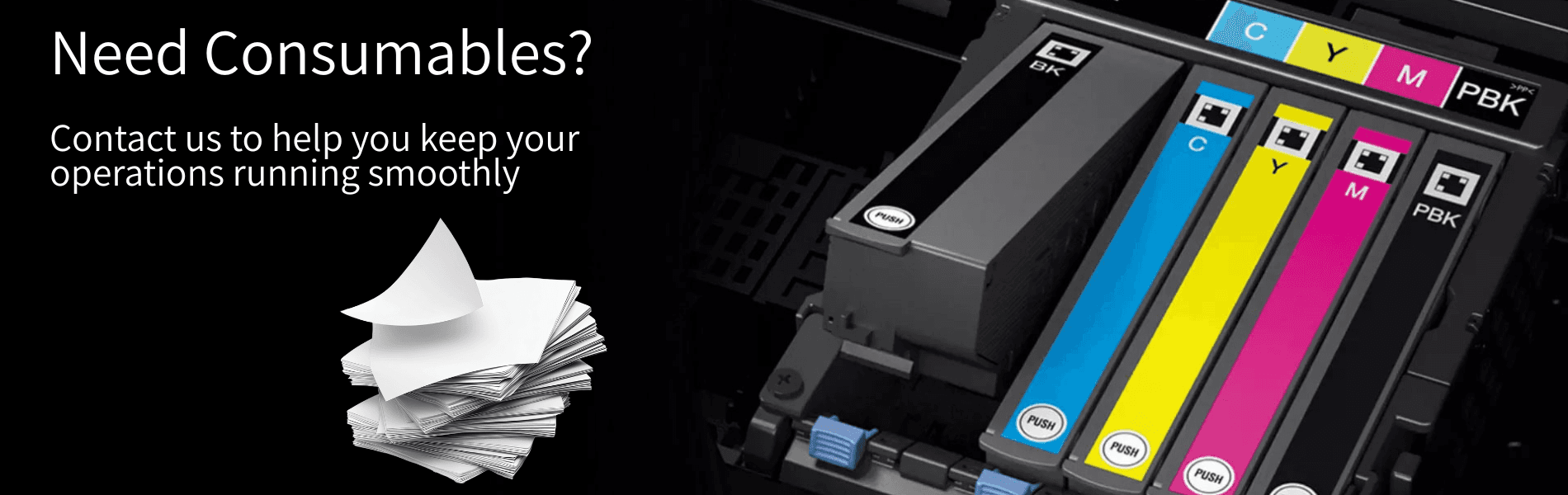 Need consumables? Contact us to help you keep your operations running smoothly.